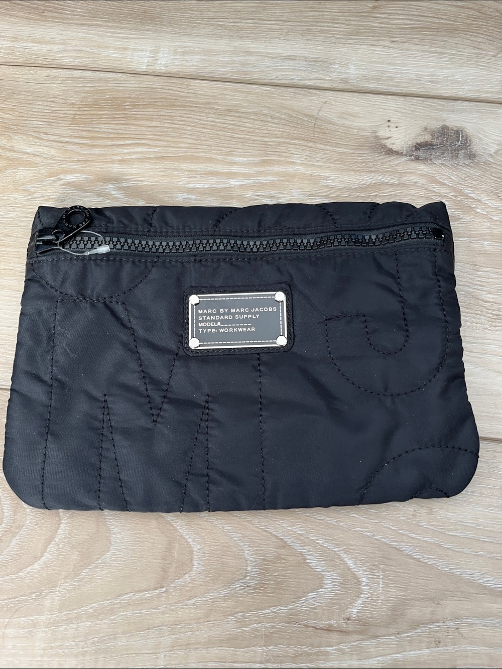 Marc by Marc Jacobs Standard Supply black quilted pouch